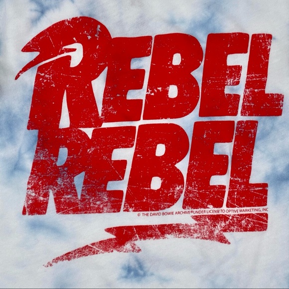 NWT Chaser Bowie Rebel Rebel Tie Dye Tee, XS - Picture 11 of 15